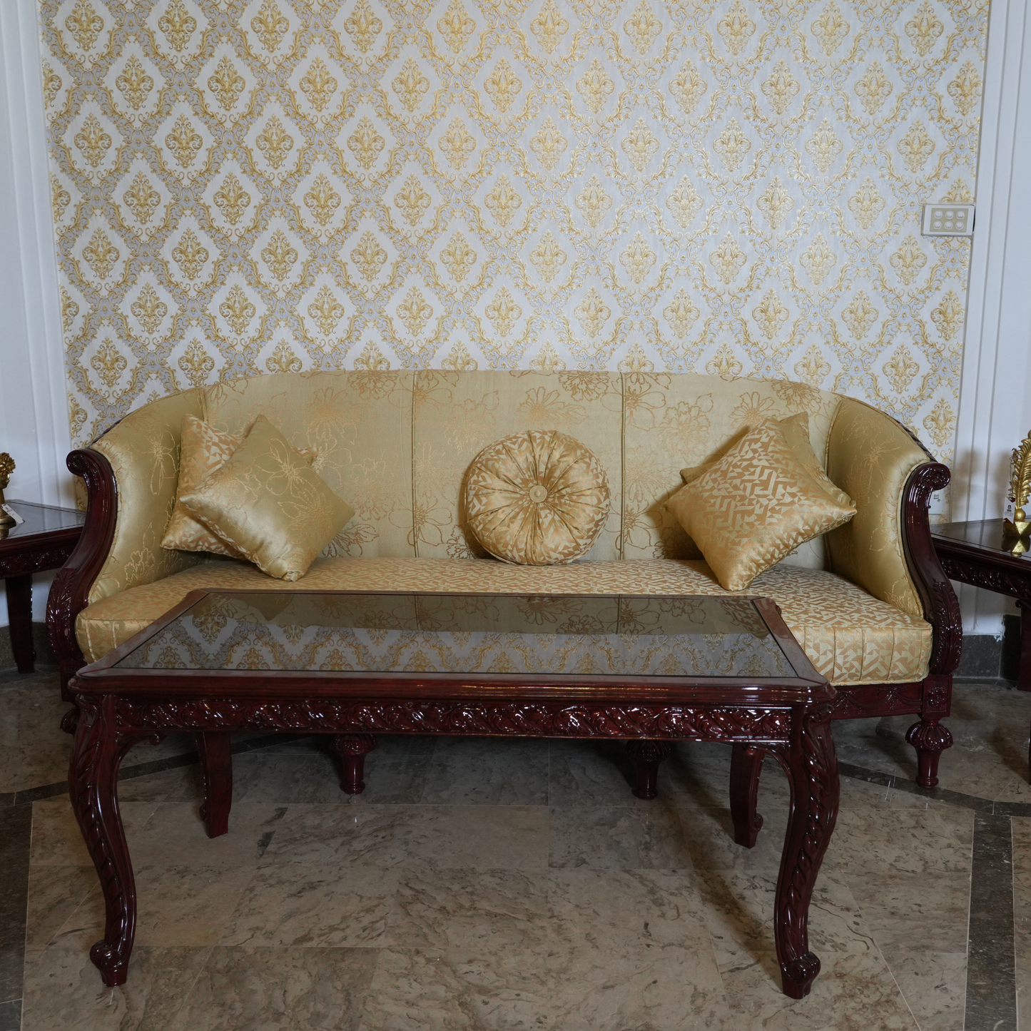 Golden Heritage Sofa Set