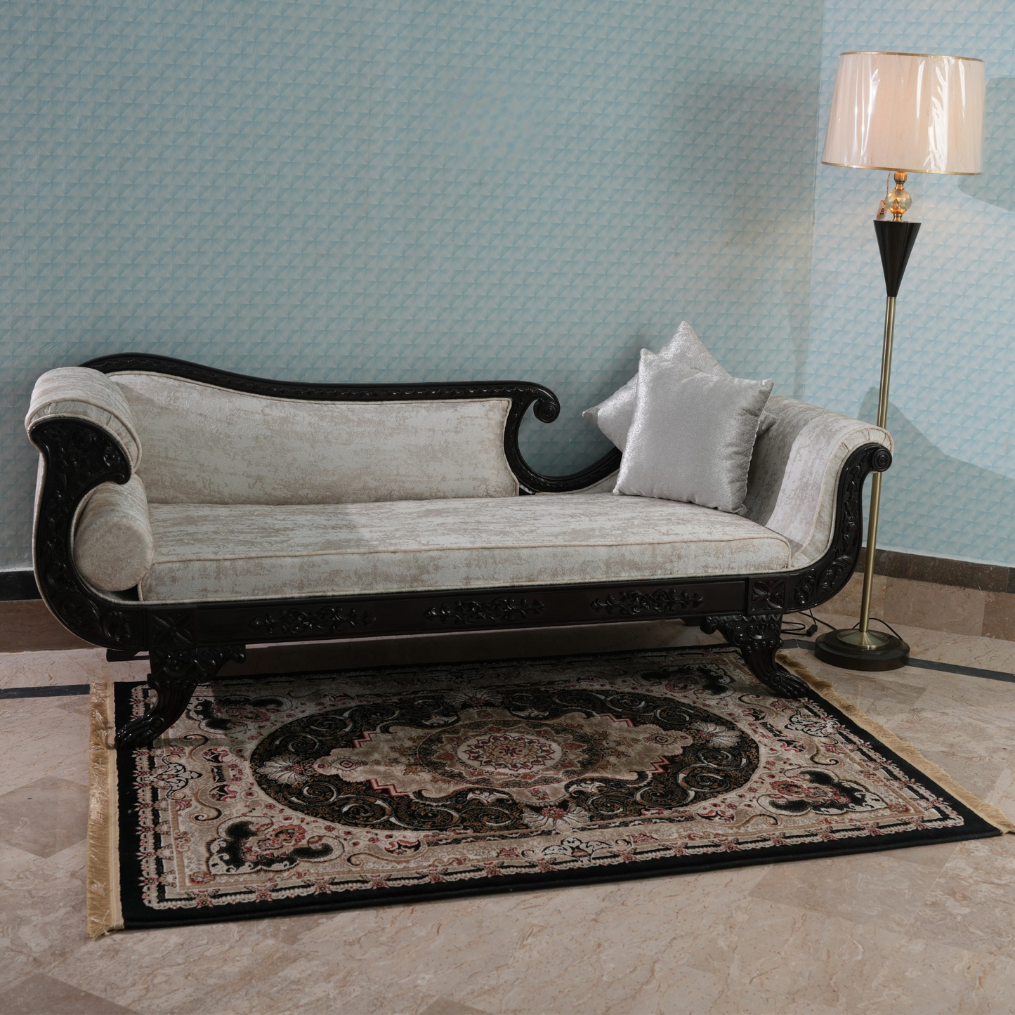 Noir Elegance Sofa Set