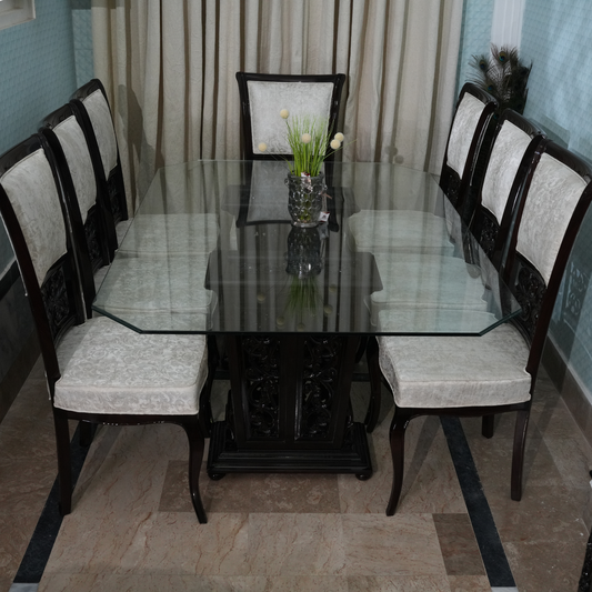 Noir Elegance Dining Set
