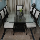 Noir Elegance Dining Set